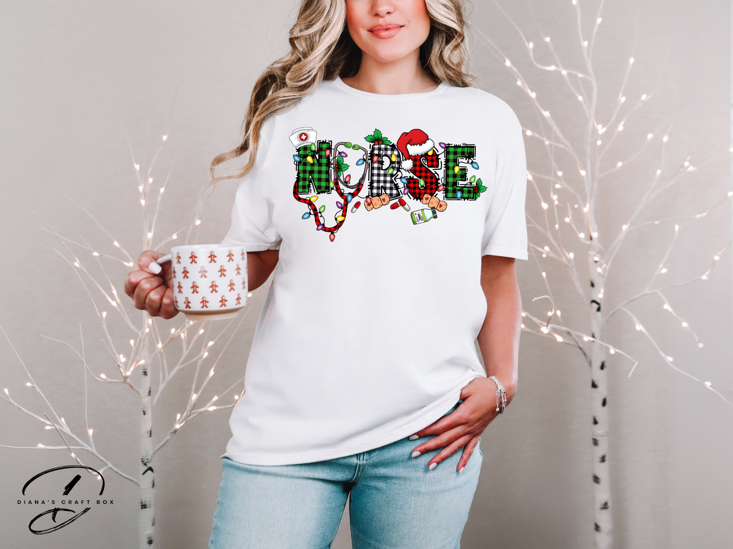 Christmas Nurse T-shirt