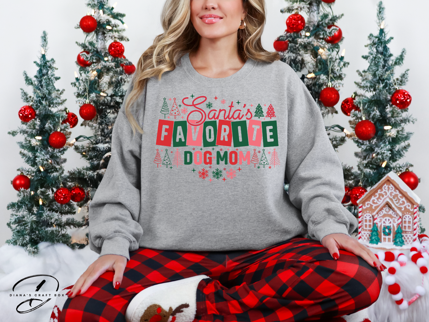 Santa's Favorite Dog mom Sweatshirt