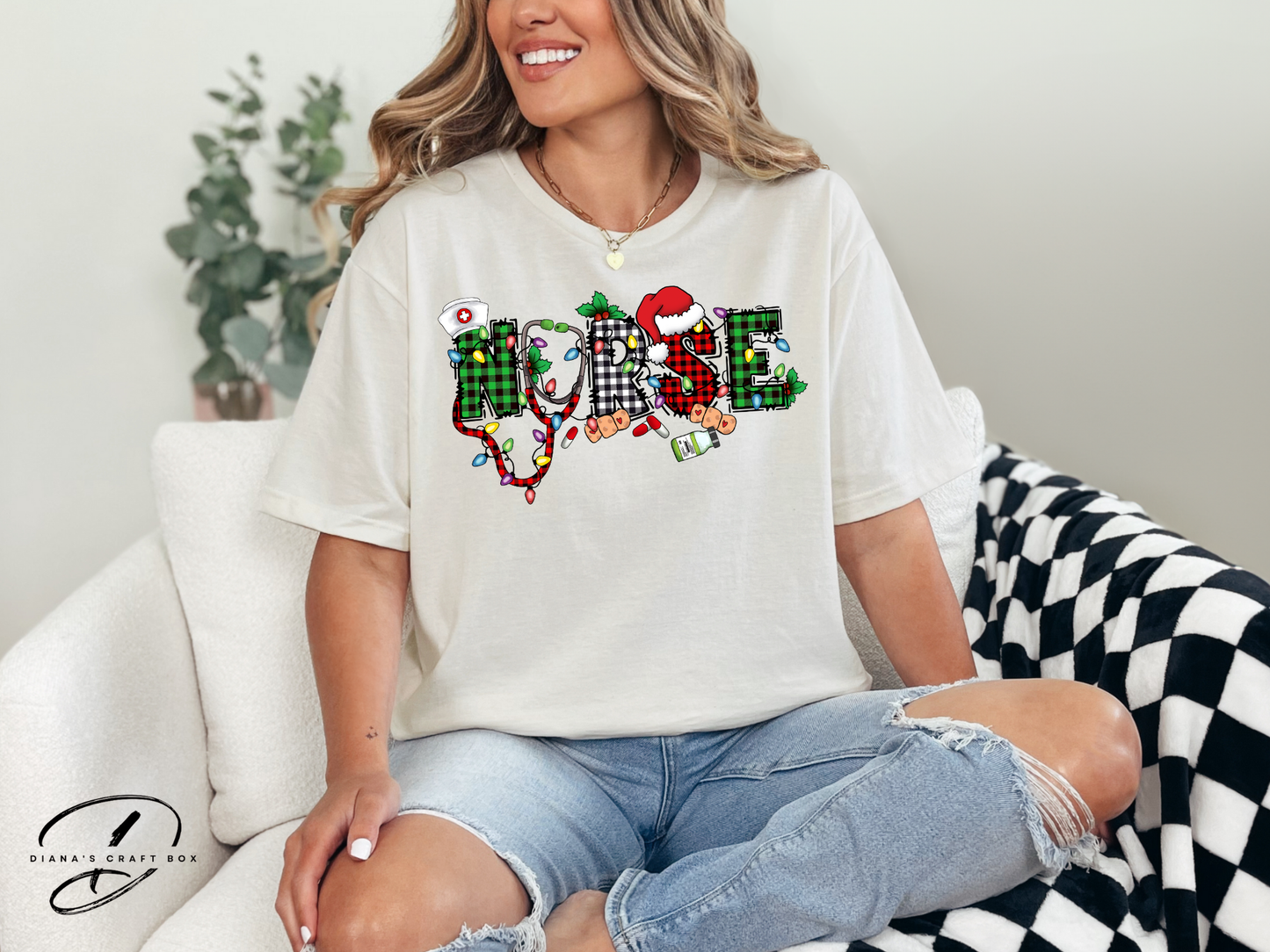 Christmas Nurse T-shirt