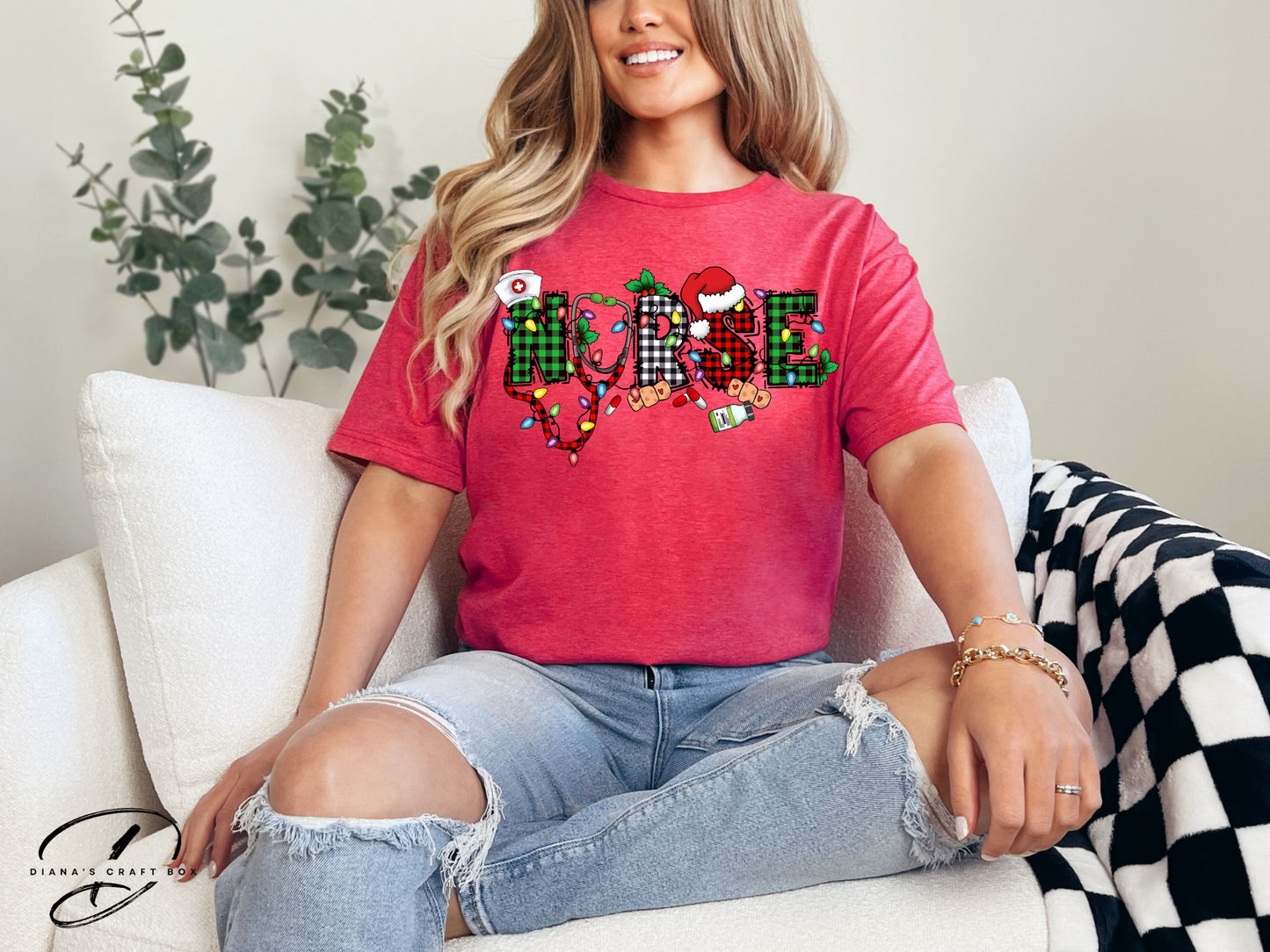 Christmas Nurse T-shirt