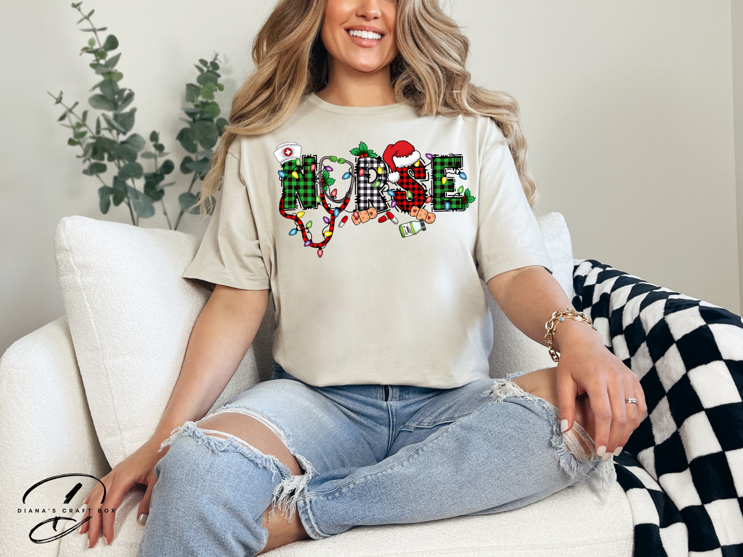 Christmas Nurse T-shirt