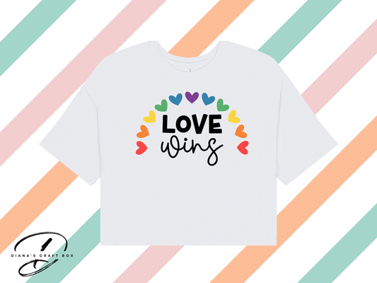 Love wins Crop Top
