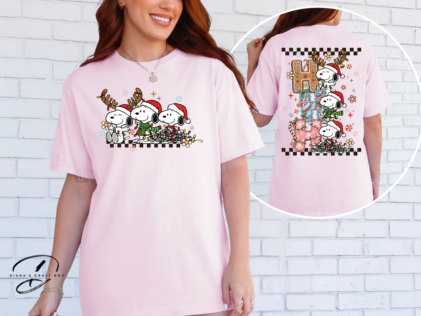 HO HO HO Snoopy T-shirt