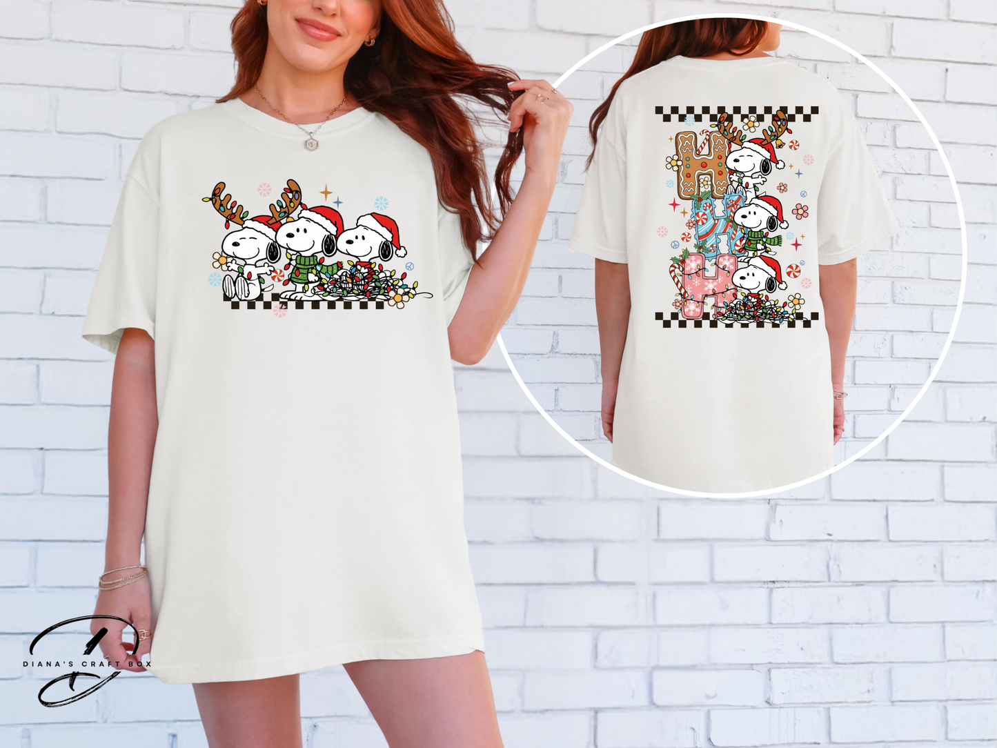 HO HO HO Snoopy T-shirt