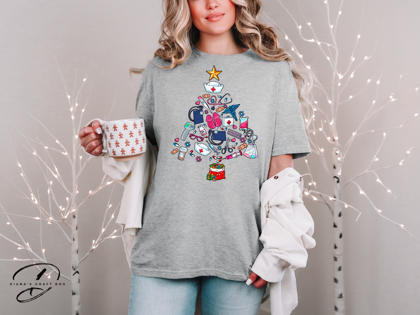 Christmas Tree Healthcare T-shirt