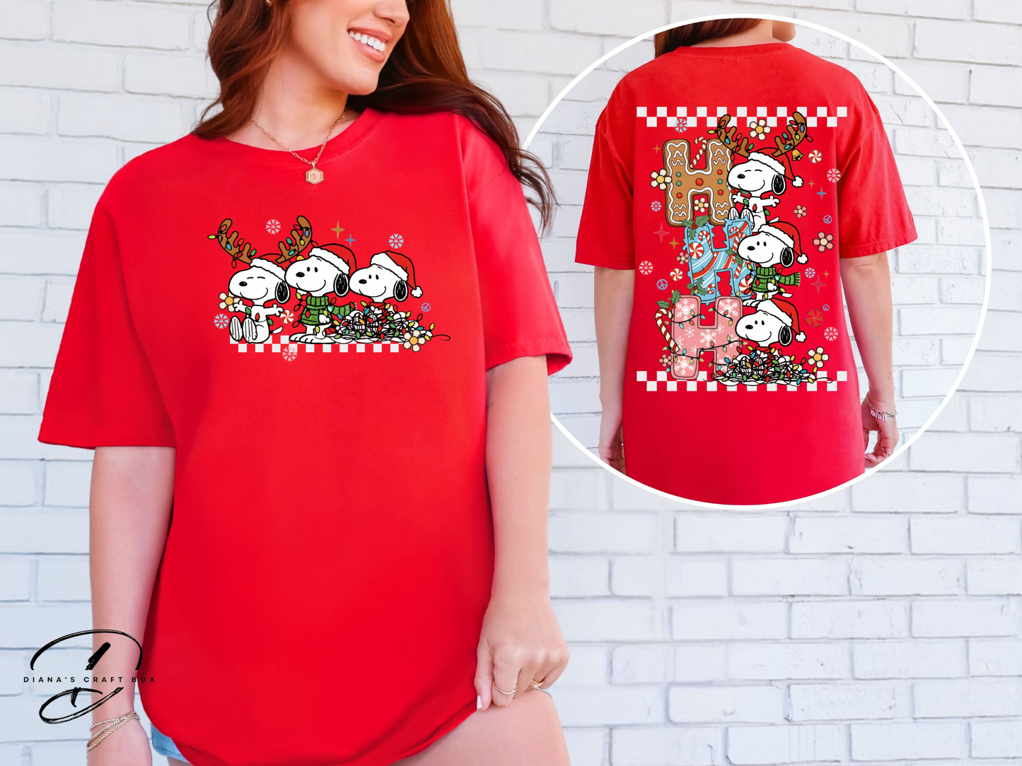 HO HO HO Snoopy T-shirt