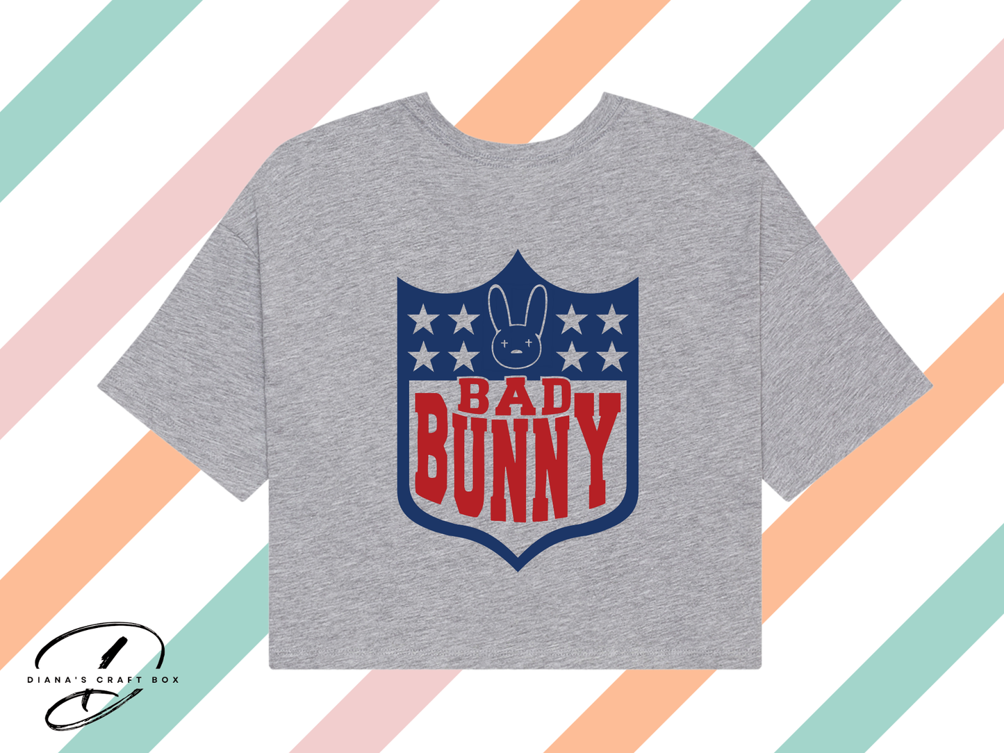 Bad Bunny Bowl (with logo) Crop Top