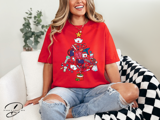 Christmas Tree Healthcare T-shirt