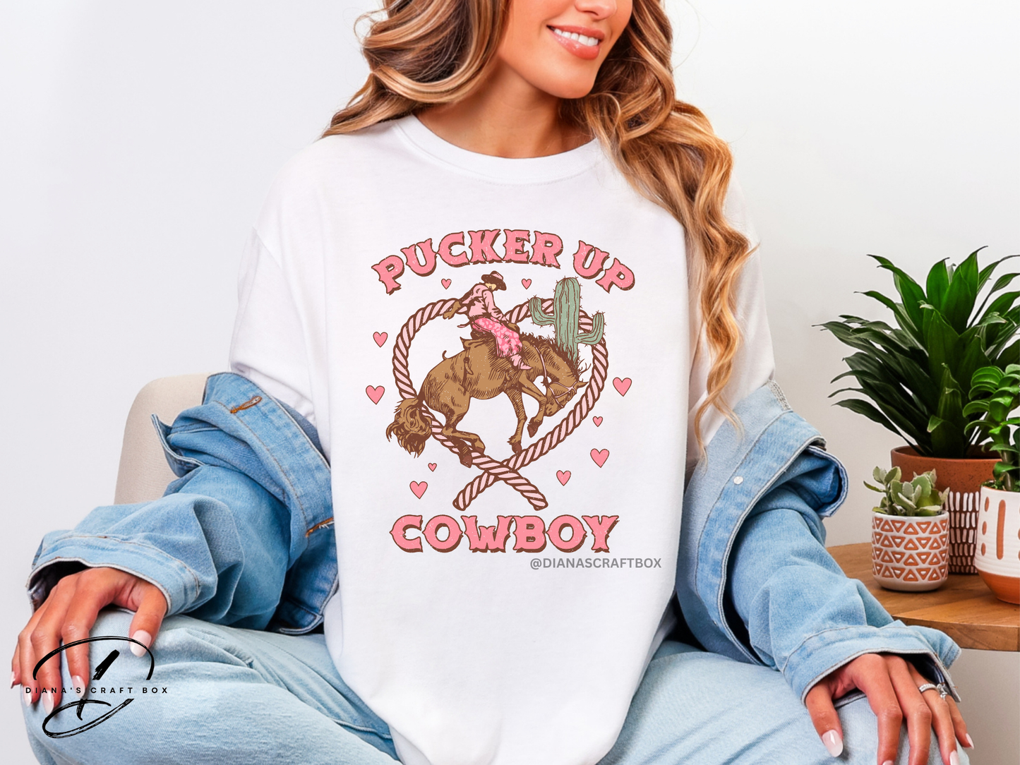 Pucker Up Cowboy t-shirt