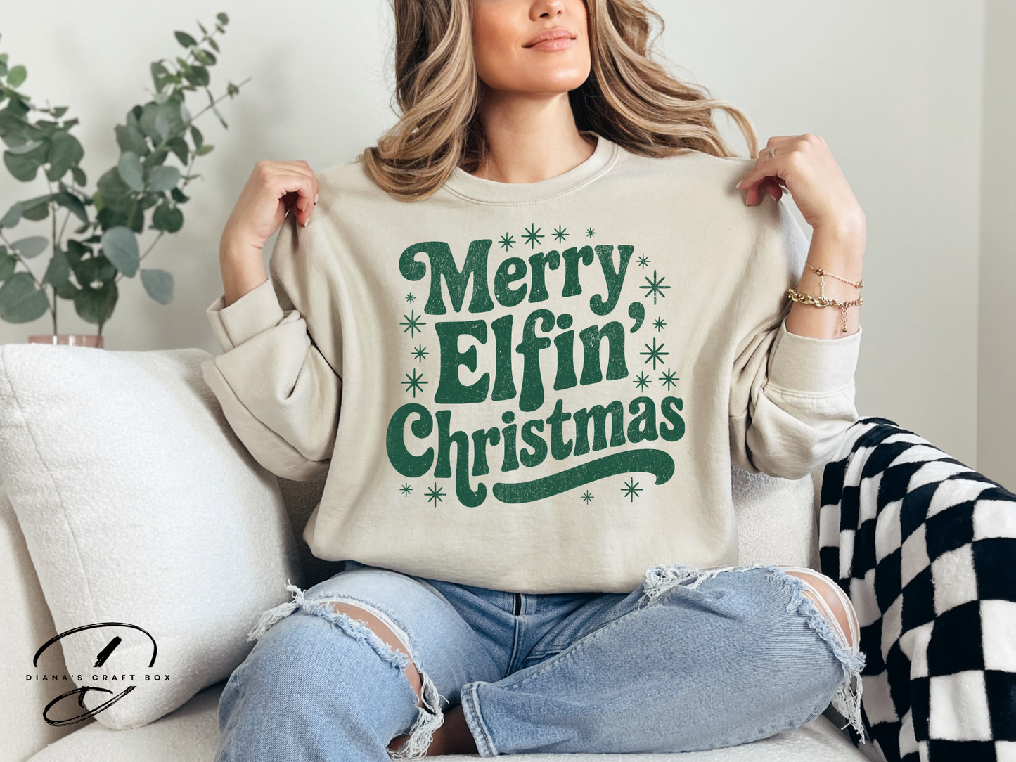Merry Elfin Christmas Sweatshirt