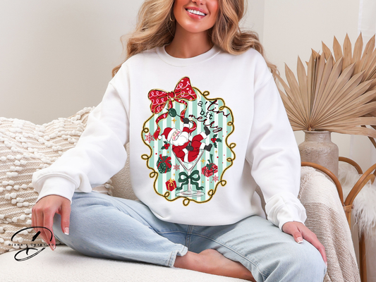 a tini' bit merry Sweatshirt