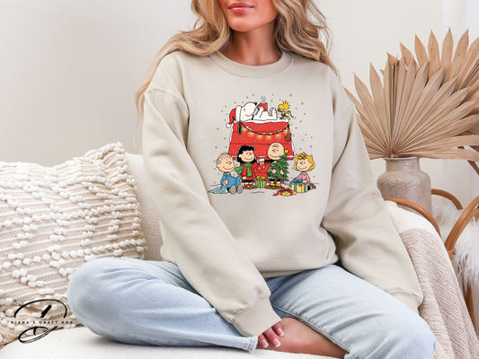 Snoopy on house Sweatshirt