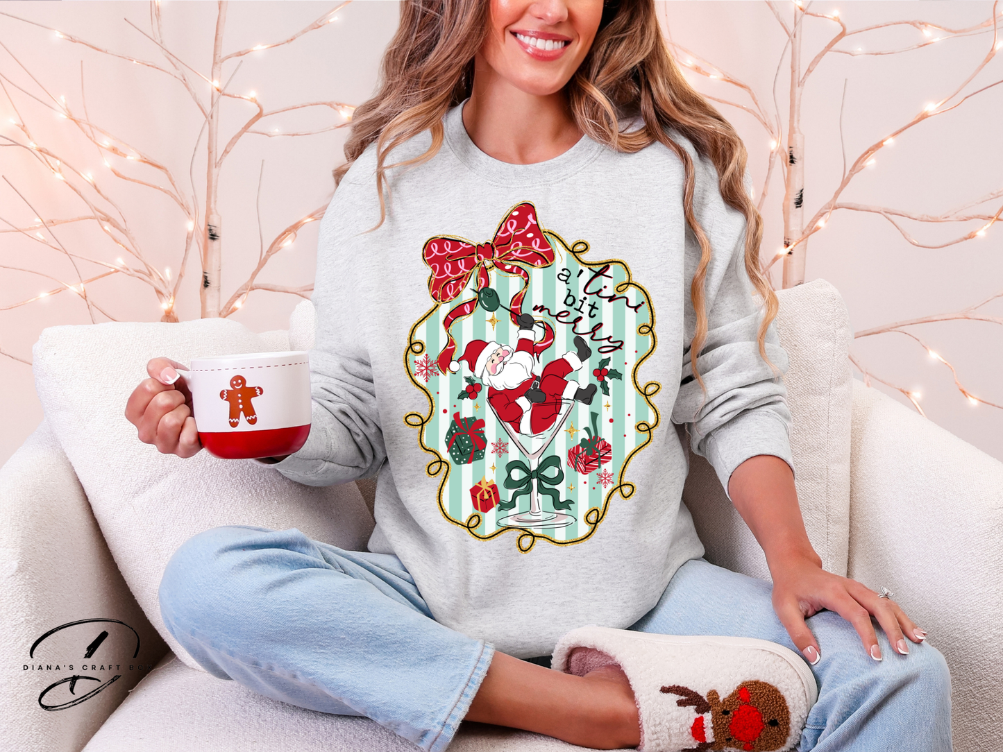 a tini' bit merry Sweatshirt