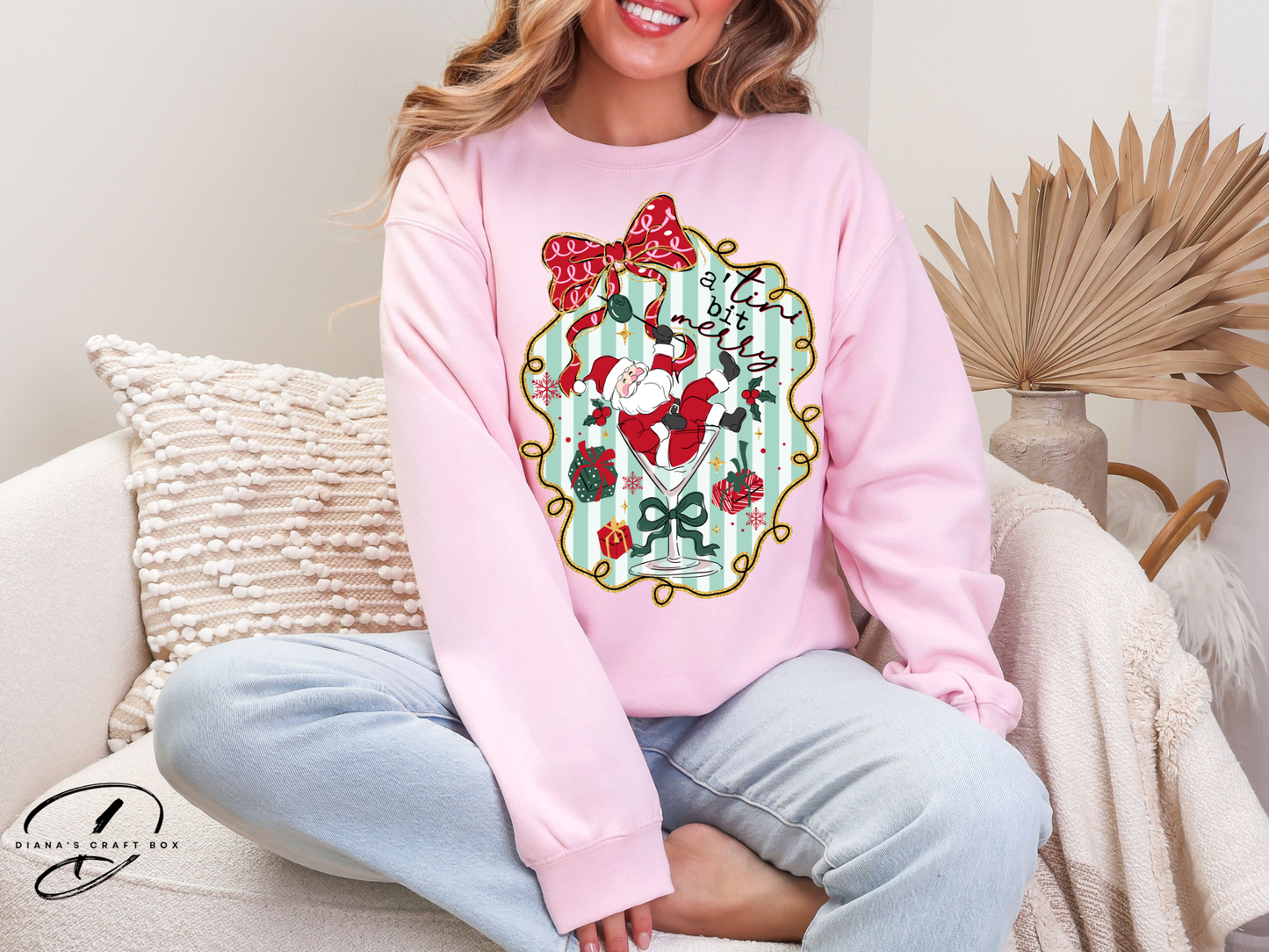 a tini' bit merry Sweatshirt
