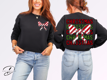 Christmas Bow Sweatshirt