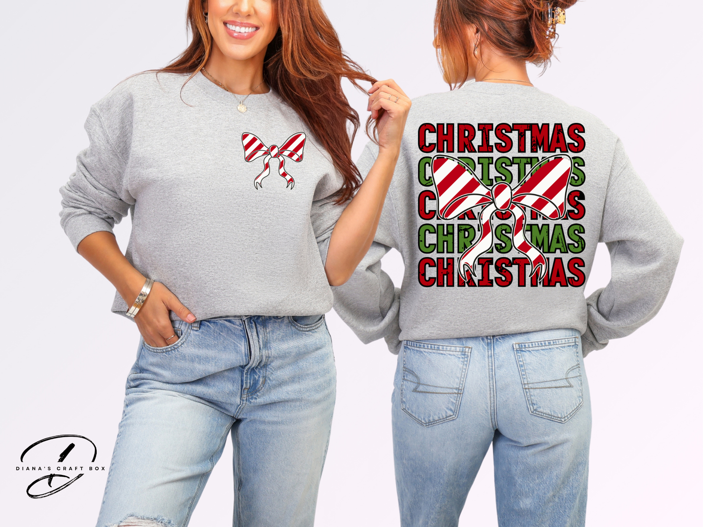 Christmas Bow Sweatshirt