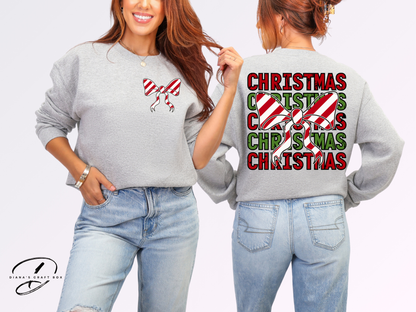 Christmas Bow Sweatshirt