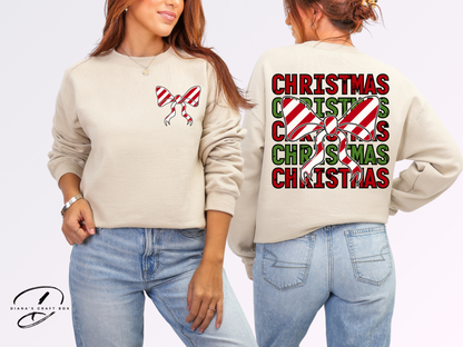 Christmas Bow Sweatshirt
