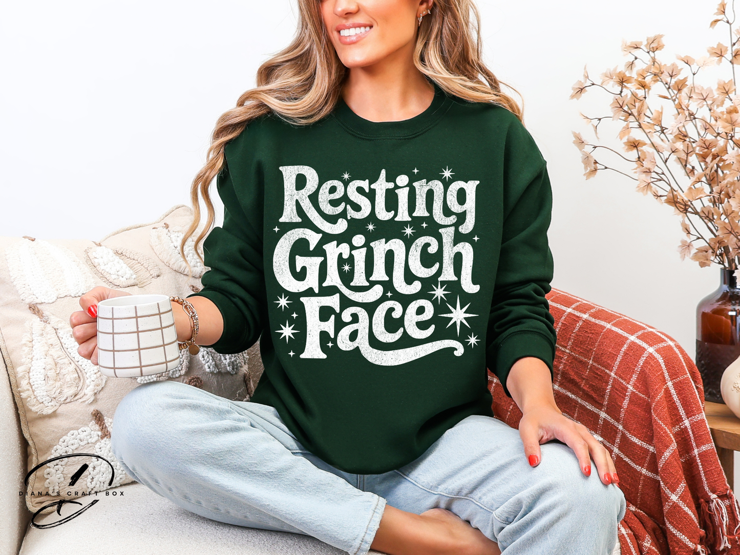 Resting Grinch face Sweatshirt