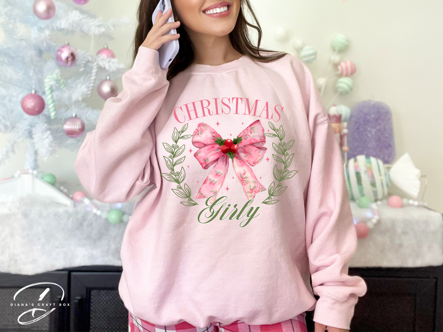 Christmas Girly Sweatshirt