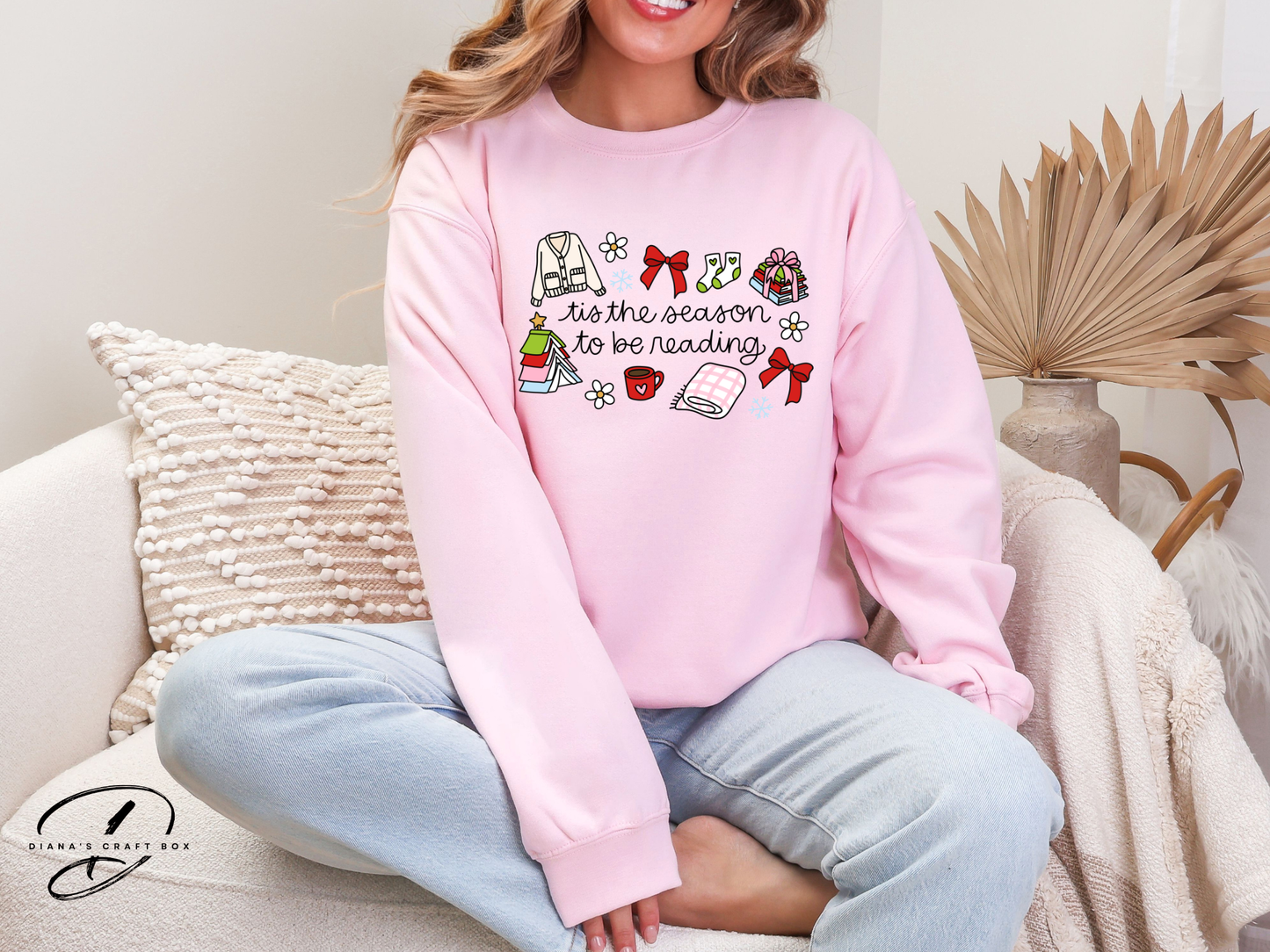 Tis the season to be reading Sweatshirt