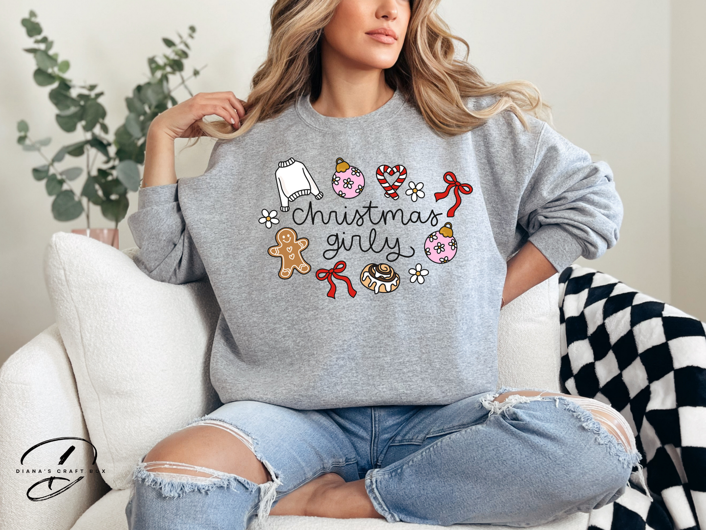 Christmas Girly Sweatshirt