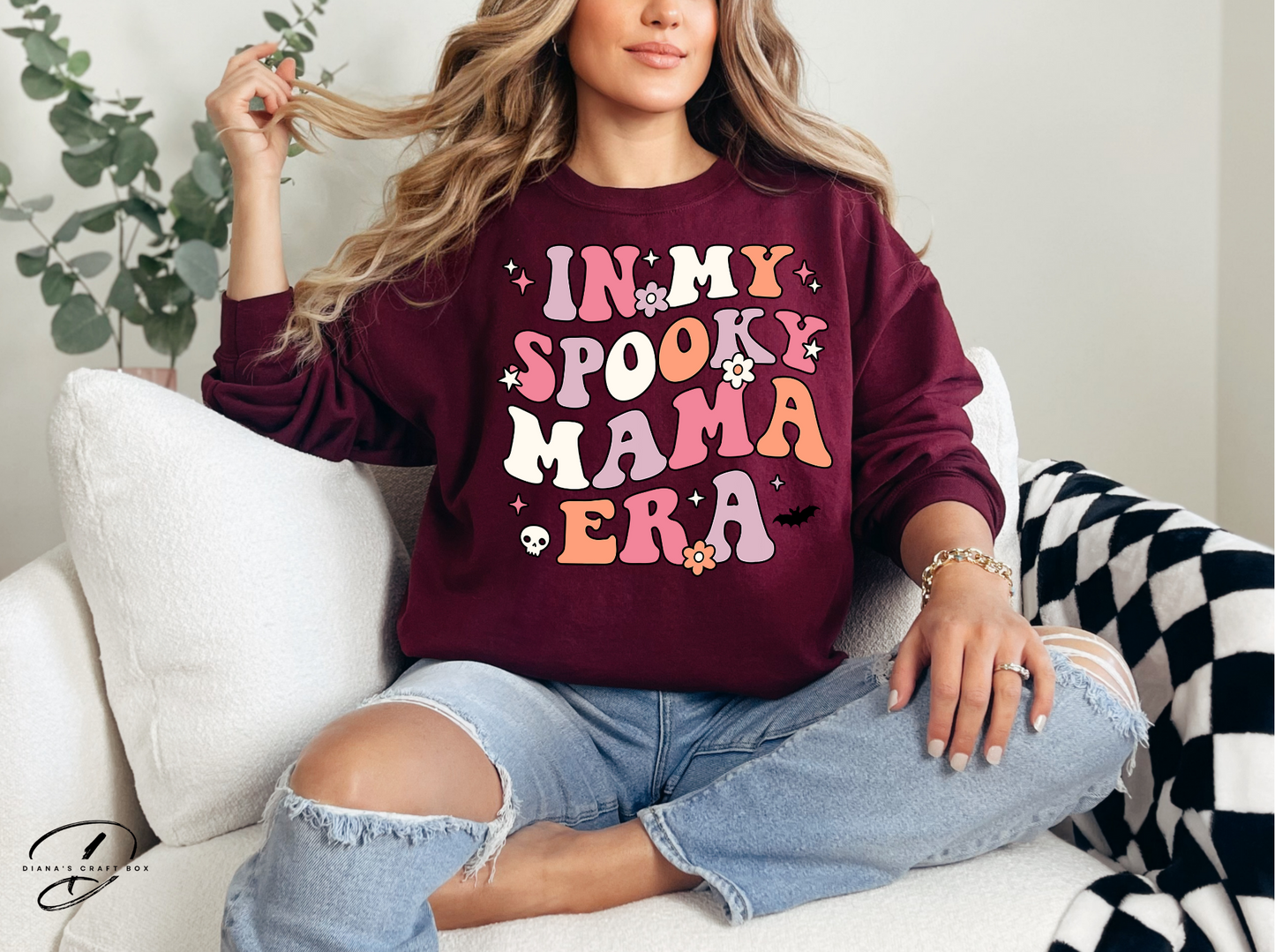 In my spooky mama era sweatshirt