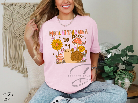 Move at your own pace T-shirt