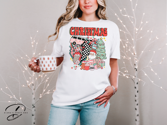 Retro Christmas T-shirt