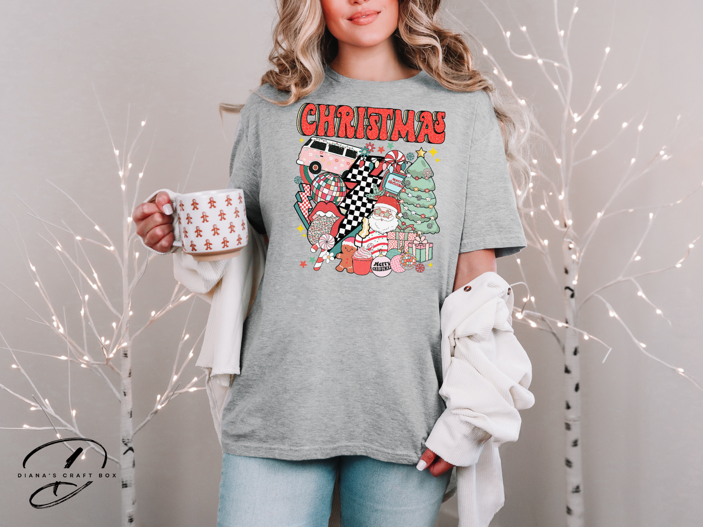 Retro Christmas T-shirt