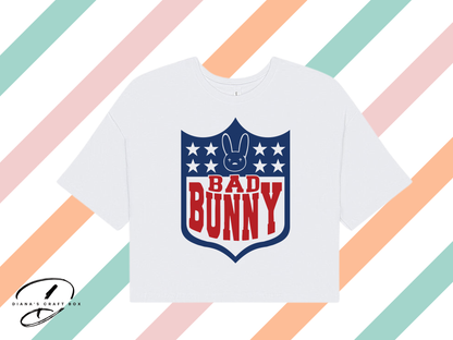Bad Bunny Bowl (with logo) Crop Top