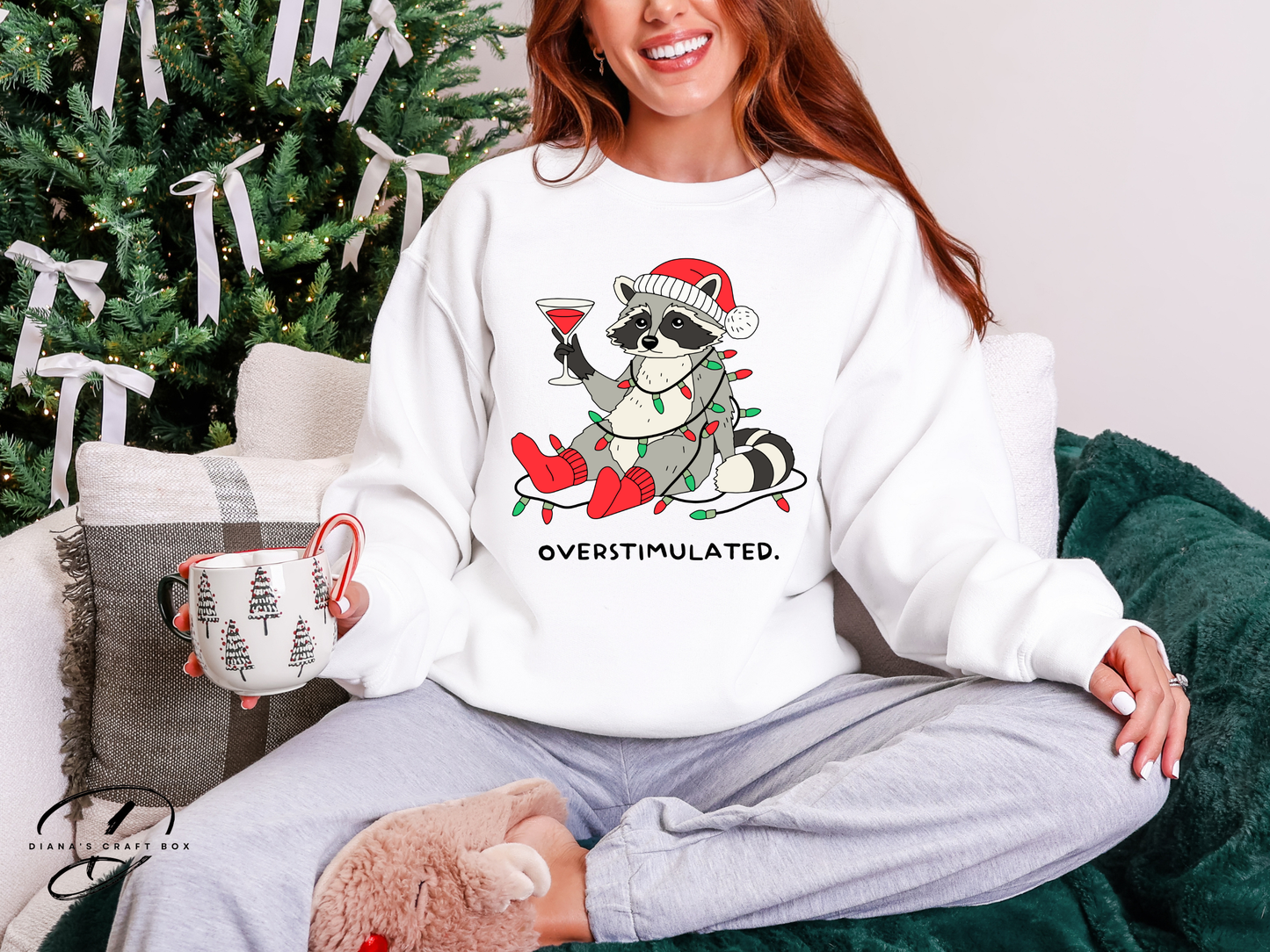 Christmas Overstimulated Sweatshirt