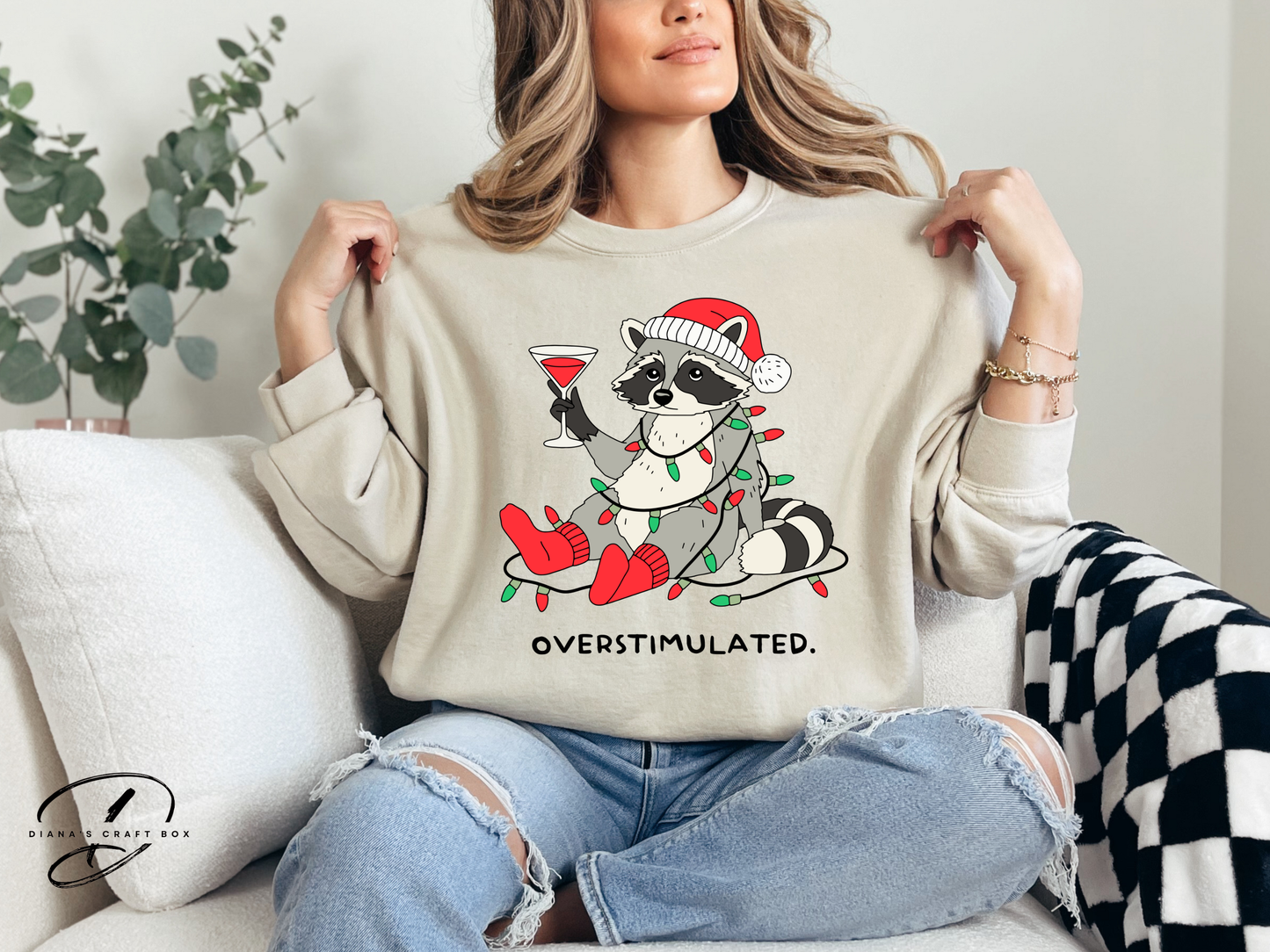 Christmas Overstimulated Sweatshirt