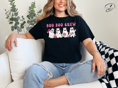 BOO BOO CREW (PINK GHOST) T-Shirt