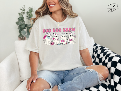 BOO BOO CREW (PINK GHOST) T-Shirt