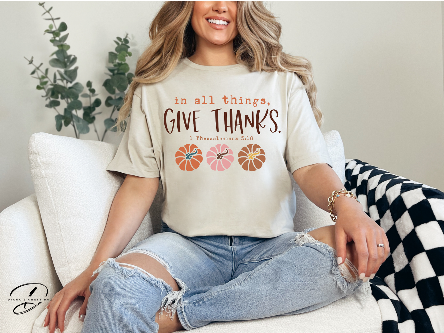 In all things give thanks T-shirt